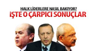 Halk hangi lidere nasıl bakıyor? İşte sonuçlar