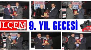 İlçem Gazetesi 9. yıl gecesi Foto Galeri