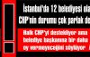 İstanbul'da 12 belediyesi olan CHP'nin durumu çok parlak değil.