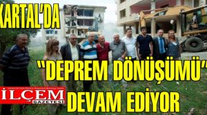 Kartal Belediyesi, “Deprem Dönüşüm Projesi” kapsamında yıkım çalışması yaptı