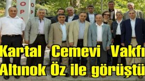 Kartal Cemevi Vakfı Altınok Öz ile görüştü.