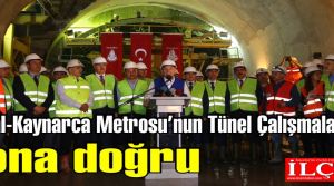 Kartal-Kaynarca Metrosu’nun Tünel Çalışmalarında Sona doğru