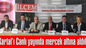 Kartal Siyasi Parti İlçe Başkanları İlçem Gazetesinde bir araya geldiler