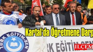 Kartal'da Öğretmene Darp