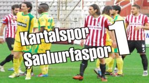Kartalspor: 1 - Şanlıurfaspor: 1