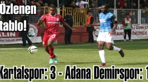 Kartalspor: 3 - Adana Demirspor: 1