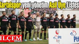 Kartalspor yeni yönetim Asil Üye Listesi
