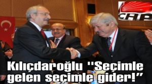 Kılıçdaroğlu “Seçimle gelen seçimle gider!“ Kılıçdaroğlu Belediye Başkanları toplantısında konuştu.