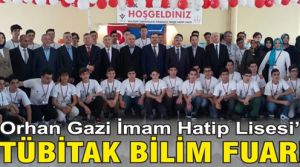 Maltepe Orhan Gazi İmam Hatip Lisesi’nden 4006 Tübitak Bilim Fuarı.