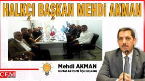 Mehdi Akman halk ile iç içe