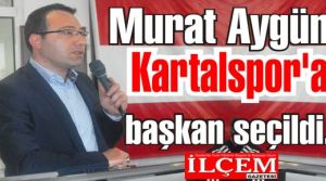 Murat Aygün Kartalspor'a başkan seçildi.