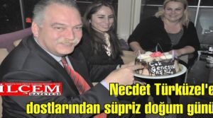 Necdet Türküzel'e dostlarından süpriz doğum günü