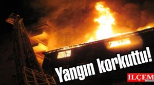 Pendik'te çıkan yangın mahalle halkına korku dolu anlar yaşattı.
