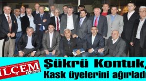 Şükrü Kontuk, KASK başkanı ve üyelerini ağırladı.