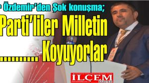 Taner Özdemir “Ak Parti'liler Devletin ve milletin A noktasına koyuyorlar!“ 
