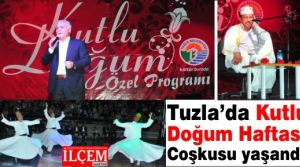 Tuzla’da Kutlu Doğum Haftası Coşkusu yaşandı.
