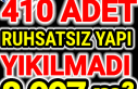 Kartal'da 9 bin m² ruhsatsız parsele yıllarca...