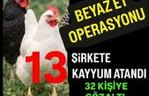 13 Beyaz et şirketine Kayyum, 32 şüpheliye gözaltı.