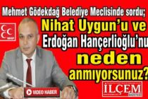 Nihat Uygun’u ve Erdoğan Hançerlioğlu’nu neden anmıyorsunuz?