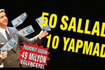 CHP'li Başkan Yüksel, 50 Salladı 10 Yapmadı!