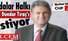 Adalar halkı M. Dündar Tıraş' belediye başkanı adayı görmek istiyor