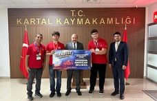 Kaymakam Çakıcı'dan Türkiye birincilerine tebrik.