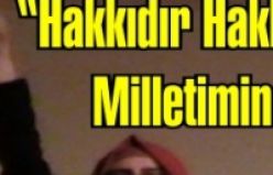 Genç Öğrenci Rümeysa Öztürk İstiklal Marşını okudu, ayakta alkışlandı