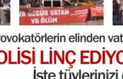Polisleri linç etmeye çalıştılar