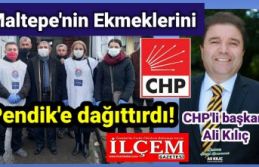 CHP'li başkan Ali Kılıç, Maltepe'nin ekmeklerini Pendik'e dağıttırdı!