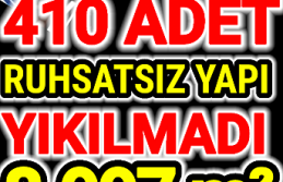 Kartal'da 9 bin m² ruhsatsız parsele yıllarca...