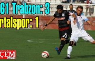 1461 Trabzon: 3, Kartalspor: 1