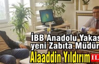 İBB Anadolu Yakası Zabıta Müdürü Alaaddin Yıldırım'a...