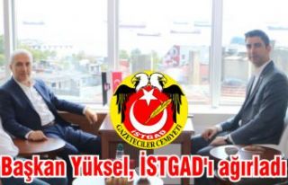 Başkan Gökhan Yüksel, İSTGAD’ı ağırladı.