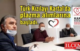 Türk Kızılayı Kartal'da plazma alımlarına...