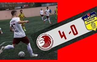 Kartalspor Alaçatıspor'u 4-0 ezdi geçti.