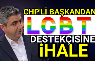 CHP'li Başkandan LGBT destekçilerine ihale.