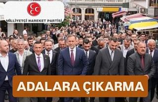 MHP'den Adalara çıkarma