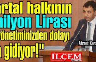 Ahmet Karakış, ''Kartal halkının 5 milyon Lirası...