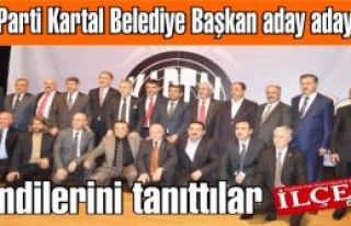 Ak Parti Kartal Belediye Başkan aday adayları kendilerini...
