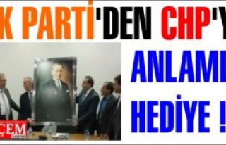 AK Parti'den CHP Grubuna anlamlı hediye