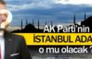 Ak Parti'nin İstanbul Büyükşehir Belediye Başkanı...