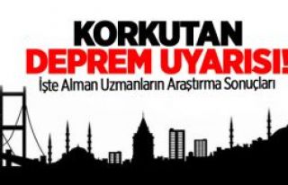 Almanlardan  Korkutan İstanbul'a Deprem ikazı