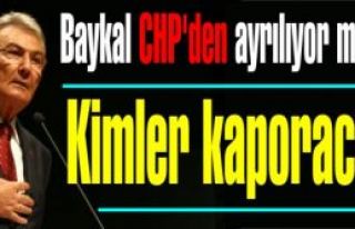 Baykal CHP'den ayrılıyor mu?