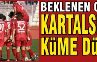 Beklenen oldu ve Kartalspor küme düştü!