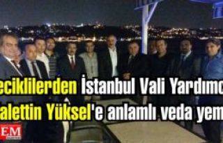 Bileciklilerden İstanbul Vali Yardımcısı Celalettin...