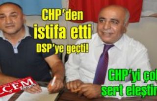 Binali Karaman Chp'den istifa edip Dsp'ye geçti!