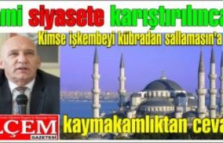 Cami siyasete karıştırılınca! 'Kimse işkembeyi...