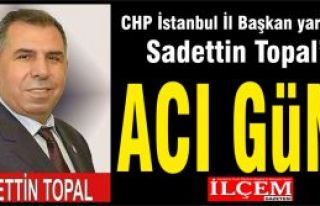 CHP İstanbul İl Başkan yardımcısı Sadettin Topal'ın...