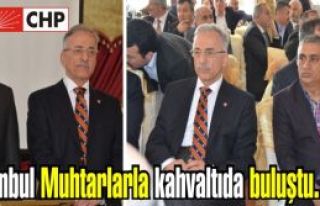 CHP İstanbul Muhtarlarla kahvaltıda buluştu.