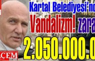 CHP'li Kartal Belediyesi'nden Vandalizm! Kamu zararı...